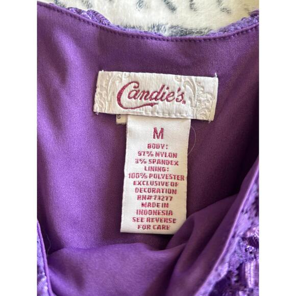 Lot of 4 Women's Dresses - Purple Lace, Pink V-Neck, Blue Lace, Black Checkered - Picture 3 of 5